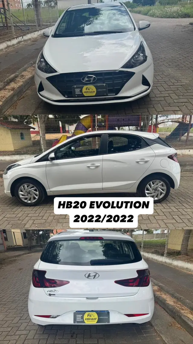 Carro Hyundai HB20 2022 Evolution 1.0