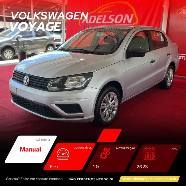 Carro Volkswagen Voyage 2023 1.0 MPI (Flex)