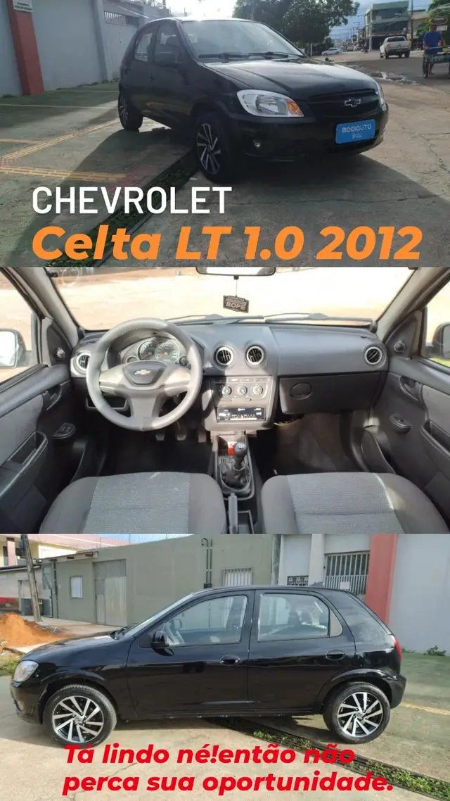 Carro Chevrolet Celta 2012 LT 1.0 (Flex)