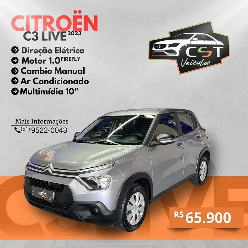 Citroën C3 Live Pack 1.0 (Flex)