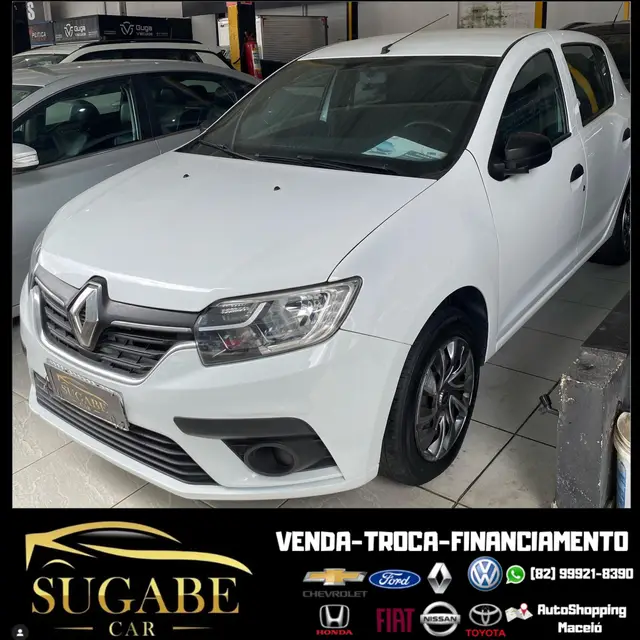 Carro Renault Sandero 2020 Life 1.0 12V SCe (Flex)