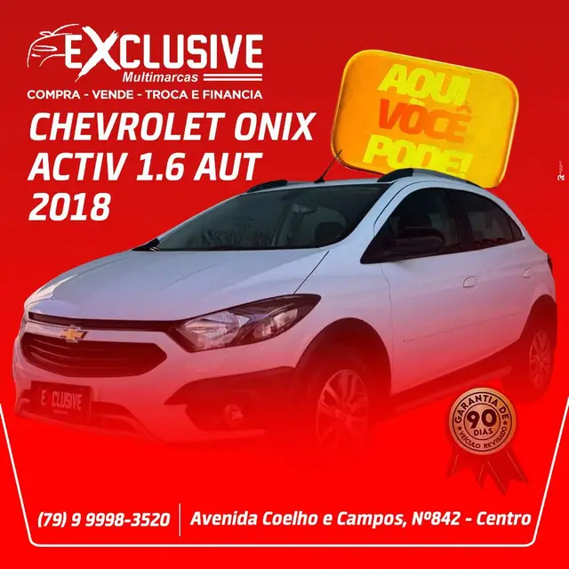 Carro Chevrolet Onix 2018 1.4 Activ SPE/4 (Aut)