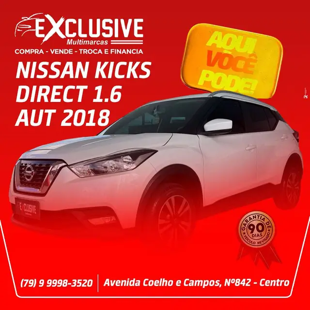 Carro Nissan Kicks 2018 1.6 S CVT (Flex)