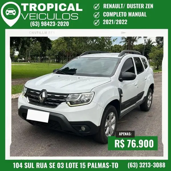 Carro Renault Duster 2022 Zen 1.6 16V (Flex)