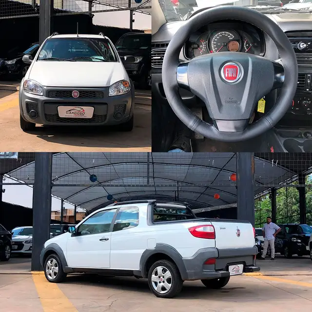 Carro Fiat Strada 2020 Hard Working 1.4 (Flex) (Cabine Dupla)