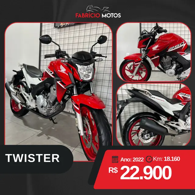 Carro Honda CB 250F Twister 2022 250F (ABS) tmp