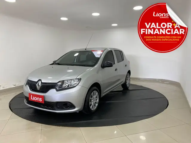 Carro Renault Sandero 2019 Authentique 1.0 12V SCe (Flex)