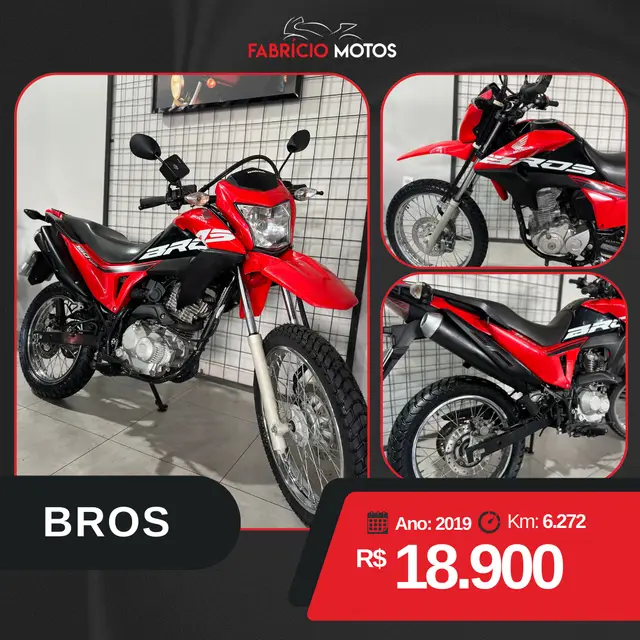 Carro Honda NXR 160 2019 Bros ESDD