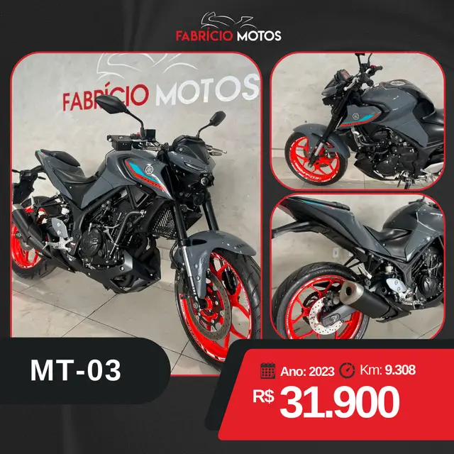 Carro Yamaha MT-03 2023 ABS