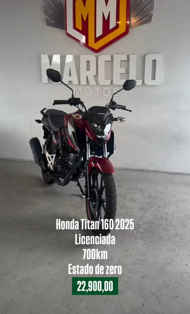 Carro Honda CG 160 2025 Titan