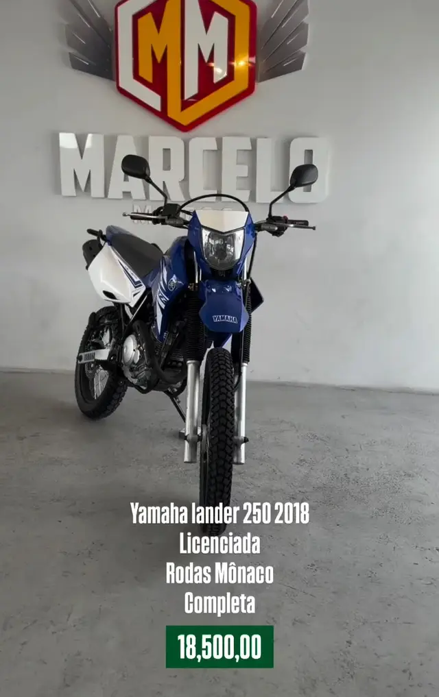 Carro Yamaha XTZ 250 Lander 2018 Blueflex