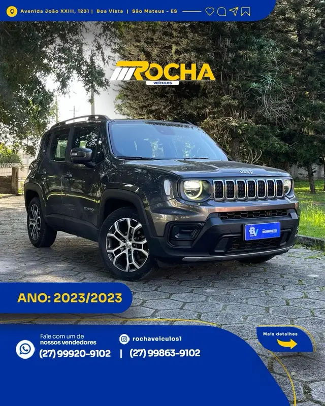 Carro Jeep Renegade 2023 T270 1.3 Turbo 4x2