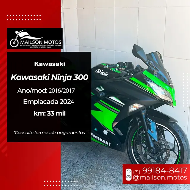 Carro Kawasaki Ninja 2017 300