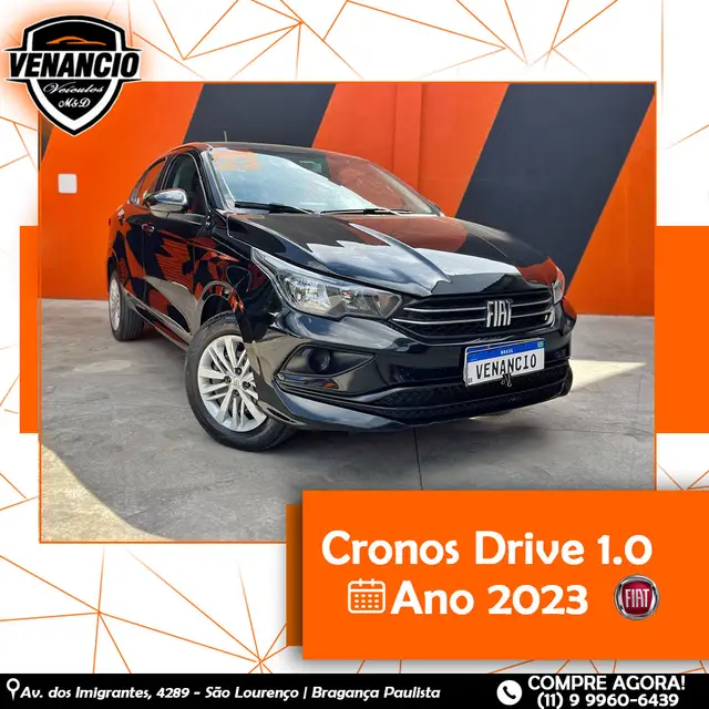 Carro Fiat Cronos 2023 Drive 1.0 (Flex) MT
