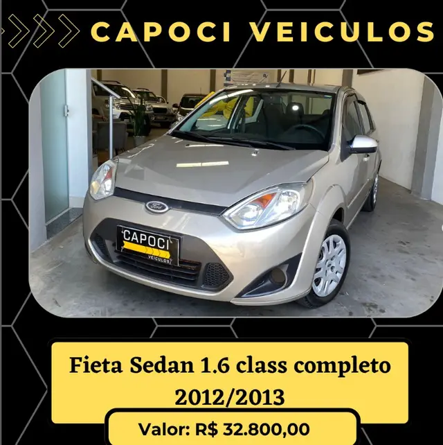 Carro Ford Fiesta Sedan 2013 1.0 (Flex)