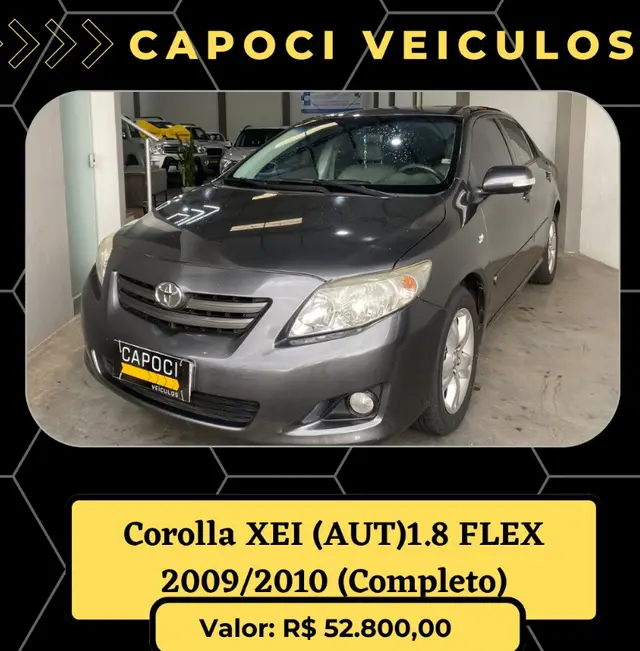 Carro Toyota Corolla 2010 Sedan SEG 1.8 16V (flex) (aut)