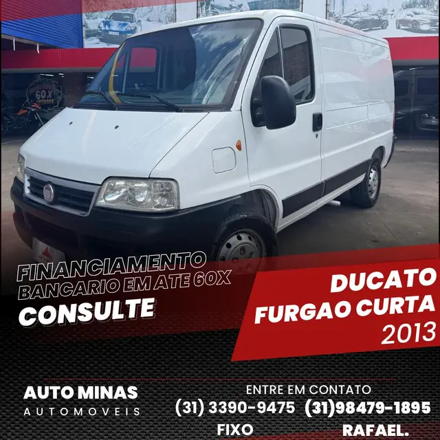 Carro Fiat Ducato 2013 Cargo Curto 2.3 ME Diesel