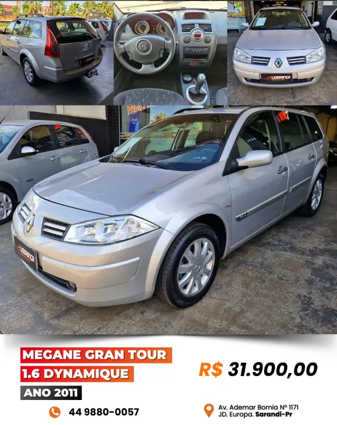 Renault Megane Grand Tour Mégane Grand Tour Dynamique 1.6 16V (flex)