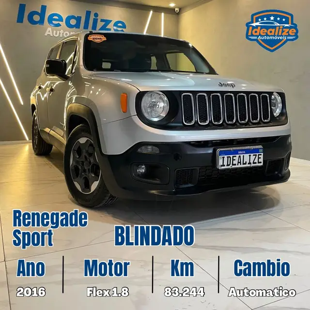 Carro Jeep Renegade 2016 Sport 1.8 4x2 (Aut) (Flex)