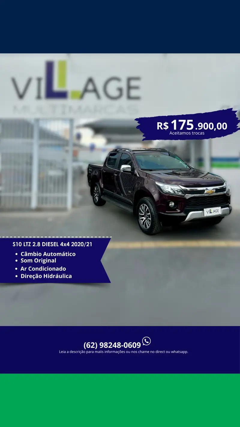Chevrolet S10 Cabine Dupla S10 2.8 CTDI LTZ 4WD (Cabine Dupla) (Aut)