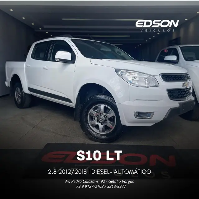 Carro Chevrolet S10 Cabine Dupla 2013 S10 LT 2.8 TD 4x2 (Cab Dupla) (Aut)