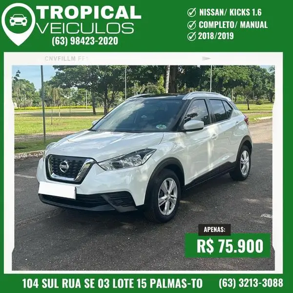 Carro Nissan Kicks 2019 1.6 S (Flex)