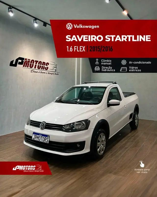 Carro Volkswagen Saveiro 2016 1.6 Startline CS (Flex)