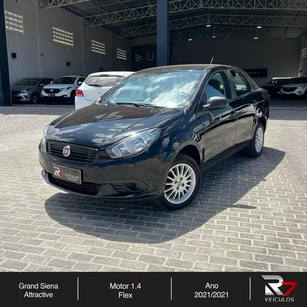 Carro Fiat Grand Siena 2021 1.4 Flex