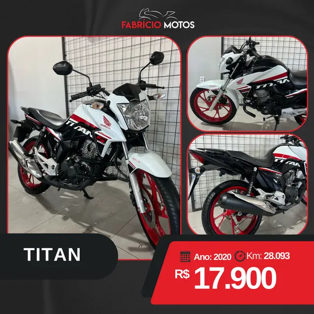 Carro Honda CG 160 2020 Titan S