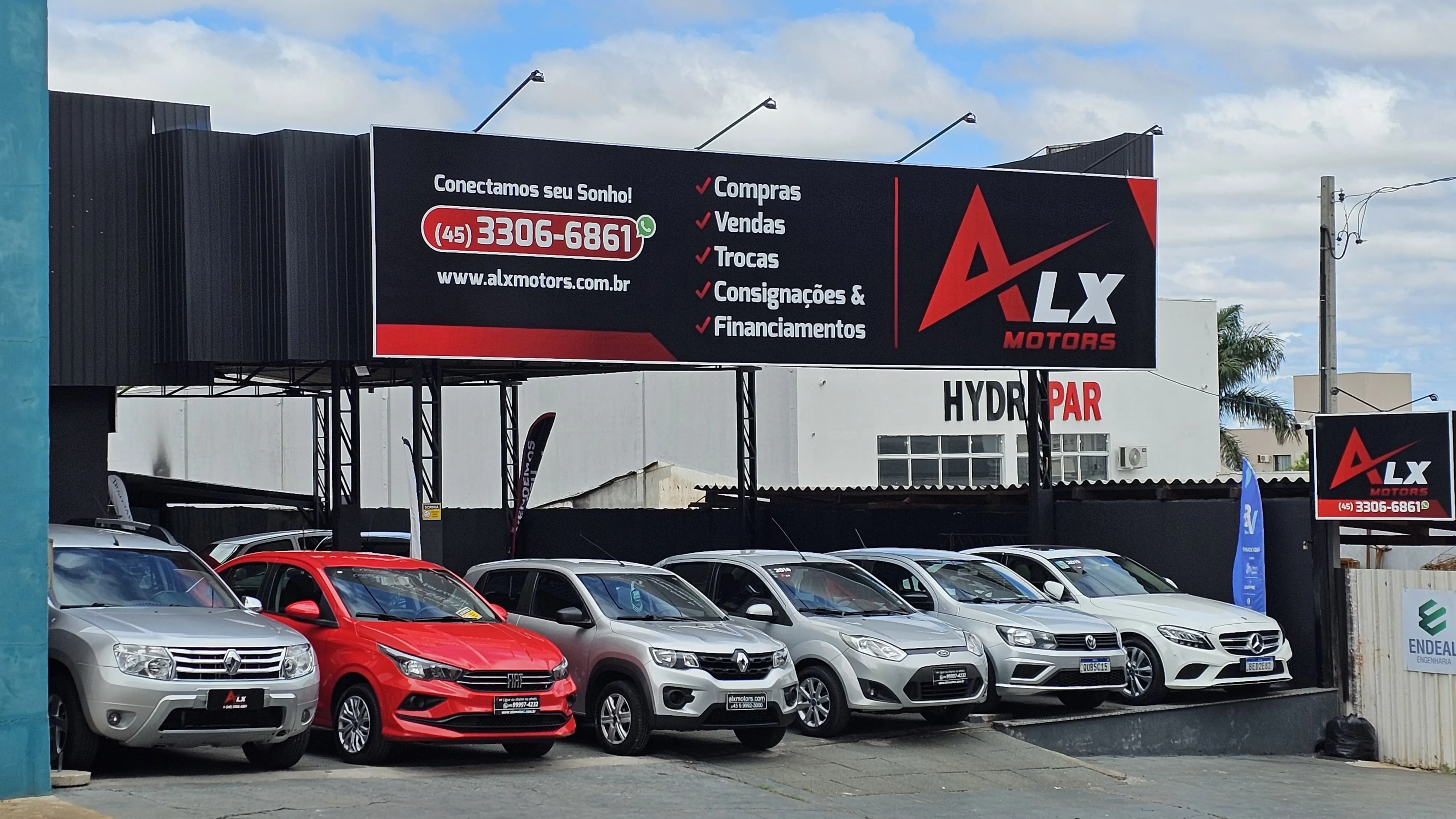 Fachada da loja ALX MOTORS - Cascavel - PR