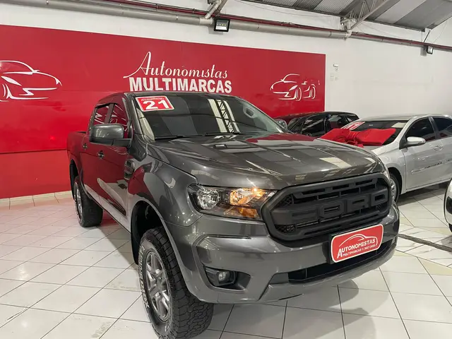 Carro Ford Ranger Cabine Dupla 2021 XLS 2.2 Turbodiesel 4x4 (Aut)