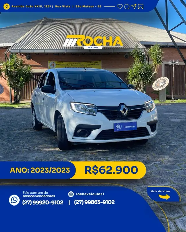 Carro Renault Logan 2023 Zen 1.0 12V SCe (Flex)