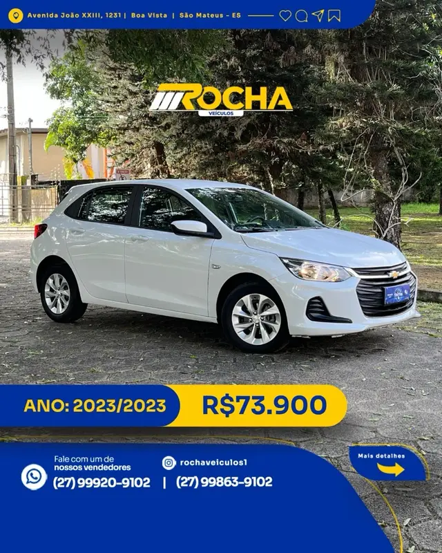 Carro Chevrolet Onix 2023 LT 1.0