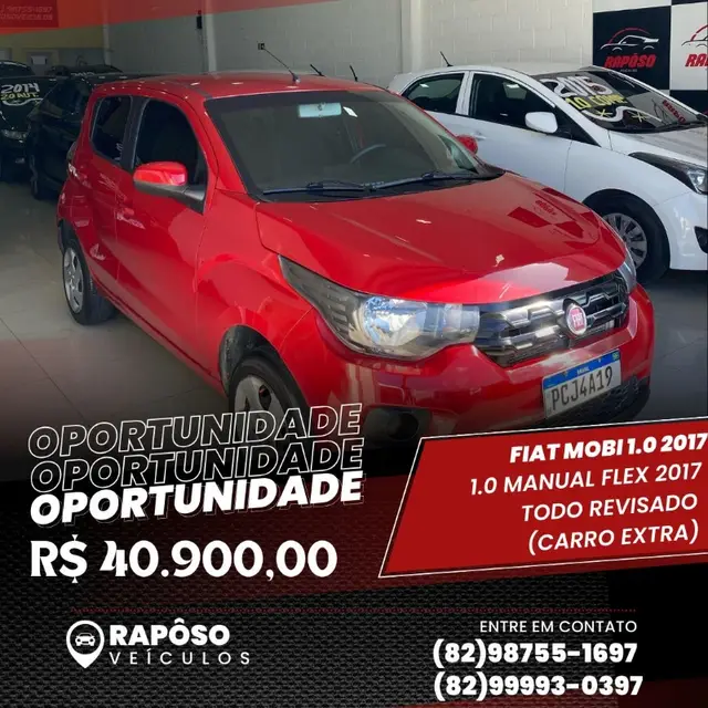 Carro Fiat Mobi 2017 Like 1.0