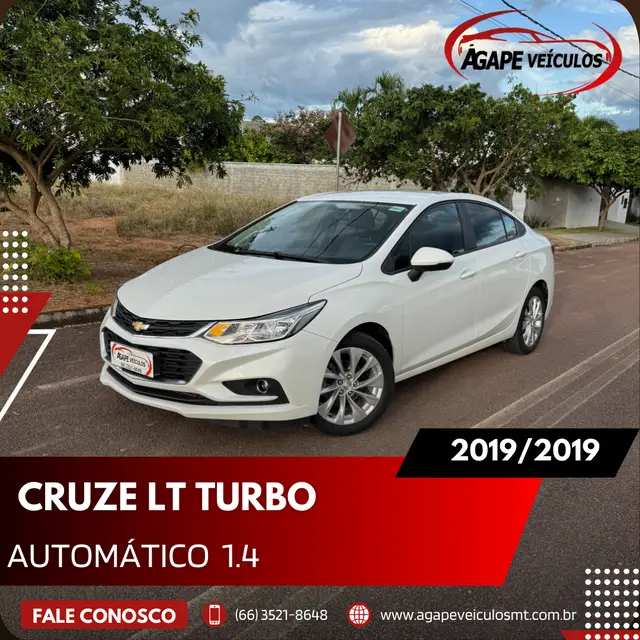 Carro Chevrolet Cruze 2019 LT 1.4 16V Turbo Flex (Aut) (Flex)