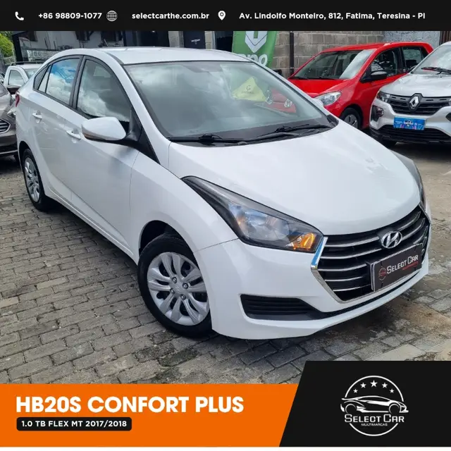 Carro Hyundai HB20S 2018 1.0 Comfort Plus Turbo (Flex)