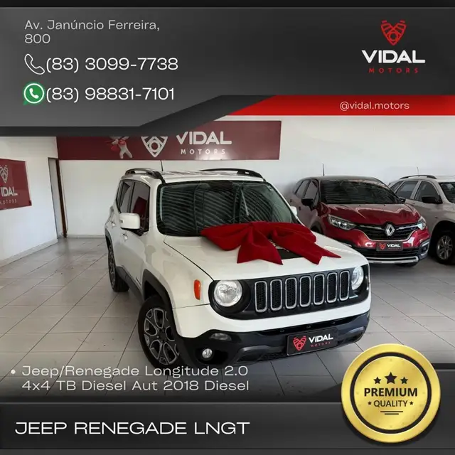 Carro Jeep Renegade 2018 Longitude 2.0 TDI 4x4 (Aut)