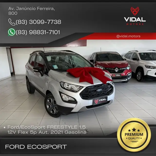 Carro Ford EcoSport 2021 Freestyle 1.5 (Aut) (Flex)