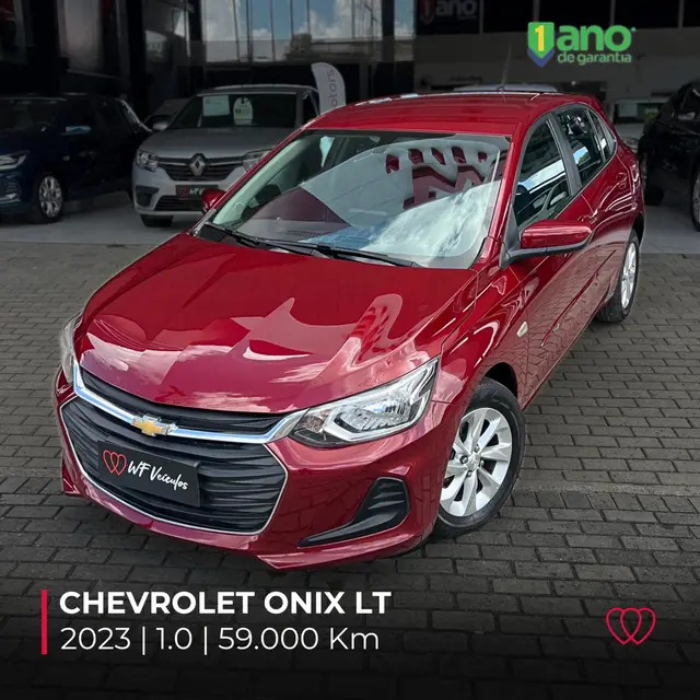 Carro Chevrolet Onix 2023 LT 1.0 Turbo