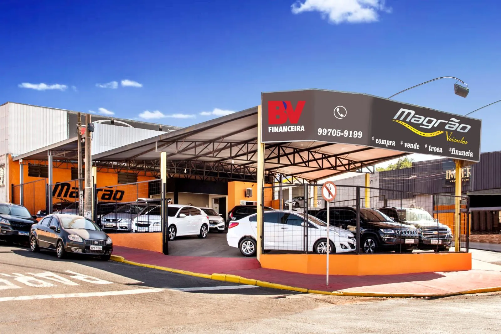 Fachada da loja Magrao Veiculos - Fernandópolis - SP