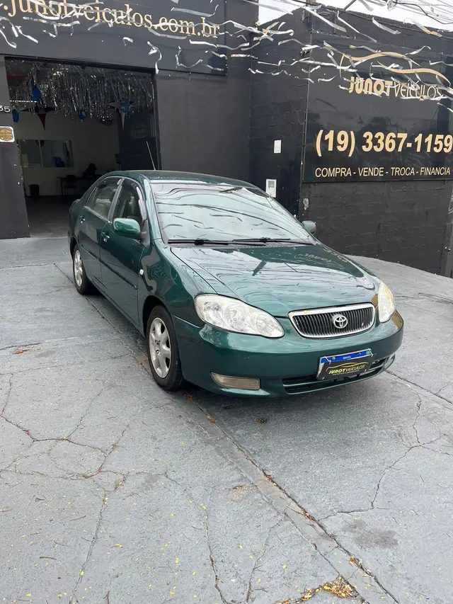 Carro Toyota Corolla 2003 Sedan SEG 1.8 16V (nova série) (aut)