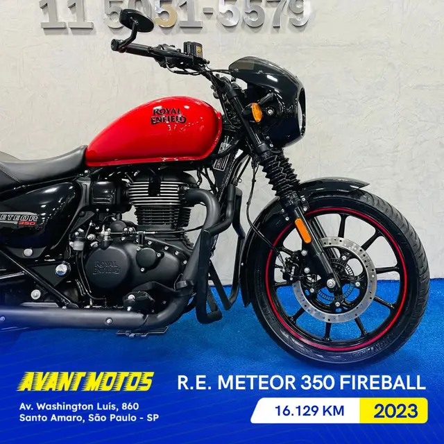 Carro Royal Enfield Meteor 350 2023 Fireball