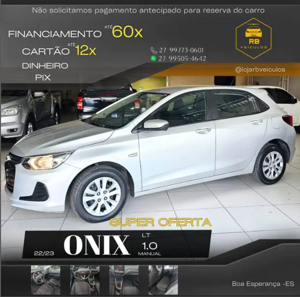 Carro Chevrolet Onix 2023 LT 1.0