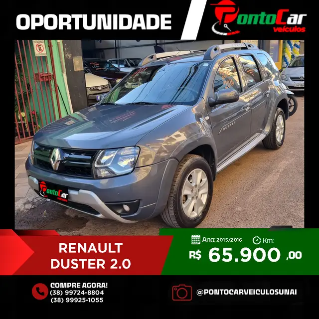 Carro Renault Duster 2016 2.0 16V Dynamique (Aut) (Flex)
