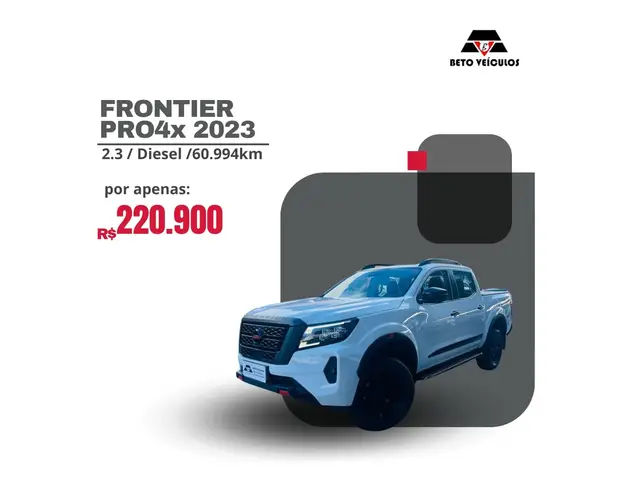 Carro Nissan Frontier 2023 2.3 TD CD PRO-4X 4x4