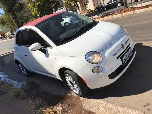 Carro Fiat 500 2015 Cabrio Dualogic 1.4 Evo (Flex)