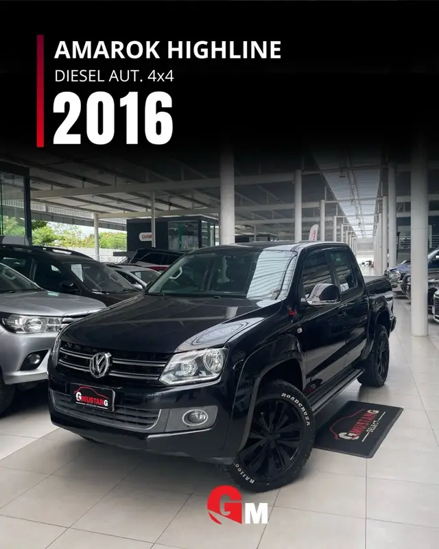 Carro Volkswagen Amarok 2016 2.0 CD 4x4 TDi Highline (Aut)