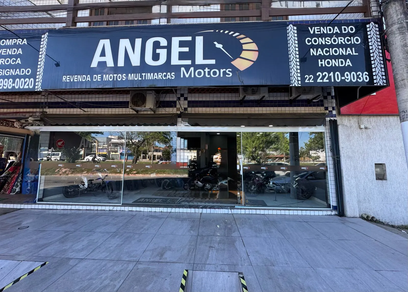 Fachada da loja Angel MOTORS - Rio das Ostras - RJ