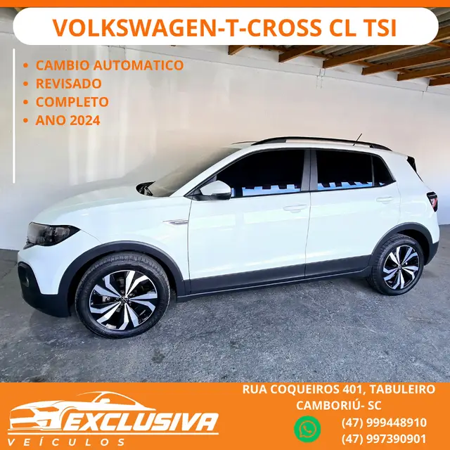 Carro Volkswagen T-Cross 2024 1.0 200 TSI Comfortline (Aut) (Flex)