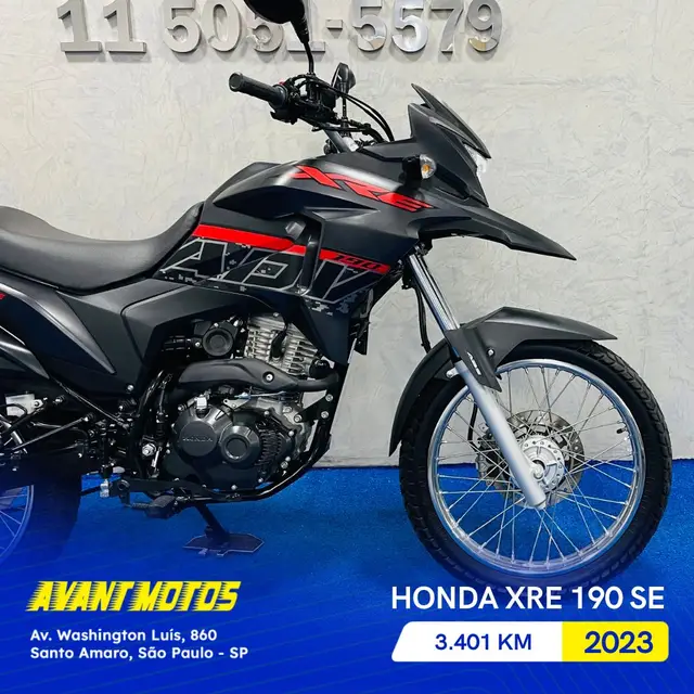 Carro Honda XRE 190 2023 SE